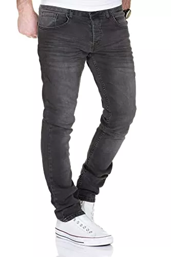 MERISH Jeans MERISH Jeans Herren Destroyed Hose Jeanshose Männer Slim Fit Stretch Denim 2081-1001