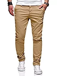 behype. Jeans behype. Herren Basic Chino Jeans-Hose Stretch Regular Slim-Fit 80-0310