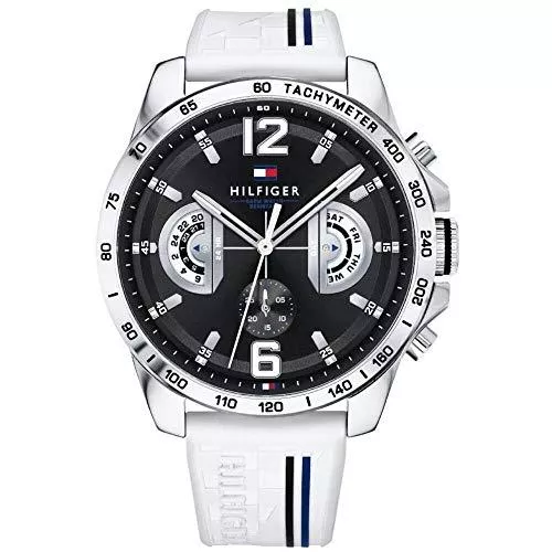 Tommy Hilfiger Uhren Tommy Hilfiger Unisex Multi Zifferblatt Quarz Uhr mit Silikon Armband