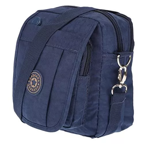 Christian Wippermann Taschen & Rucksäcke Christian Wippermann kleine Nylon Umhängetasche Tasche für Herren und Damen Blau