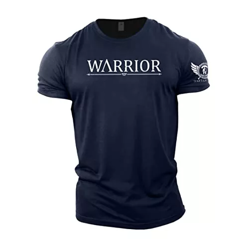 GYMTIER T-Shirts GYMTIER Warrior – Spartan Gym T-Shirt für Herren, Bodybuilding, Gewichtheben, Strongman-Training-Top, Aktivbekleidung, Spartangeschmiedet