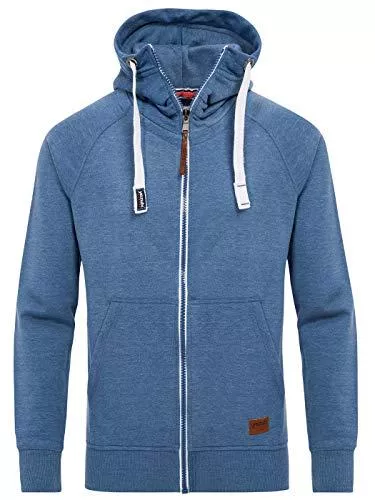 Yazubi Strickjacken Yazubi Herren Sweatjacke Hoodie mit Reißverschluss Jacob