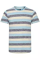 !Solid T-Shirts !Solid Thicco Herren T-Shirt Kurzarm Shirt mit Streifen und Rundhalsausschnitt