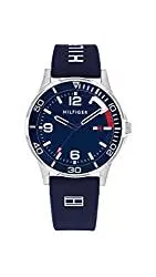 Tommy Hilfiger Uhren Tommy Hilfiger Jungs Analog Quarz Uhr mit Silicone Armband 1720016