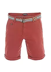 riverso Shorts riverso Herren Chino Shorts RIVKlaas Regular Fit Gürtel Bermuda Kurze Hose Sommer Short