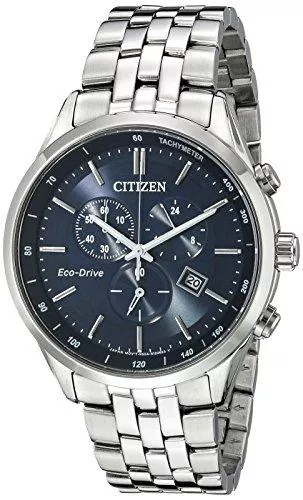 Citizen Uhren Citizen Herren Chronograph Quarz Uhr mit Edelstahl Armband AT2141-52L