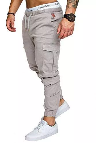 Amaci&amp;Sons Hosen Amaci&amp;Sons Jogger Cargo Herren Chino Jeans Hose 7001