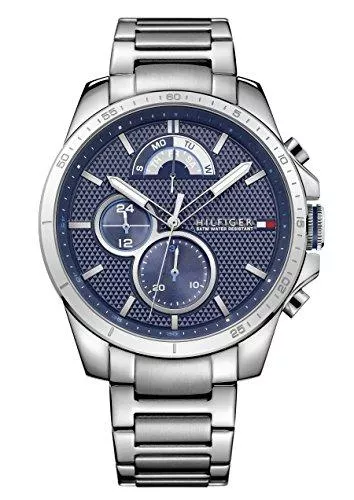 Tommy Hilfiger Uhren Tommy Hilfiger Herren Multi Zifferblatt Quarz Uhr Decker mit Edelstahl Armband