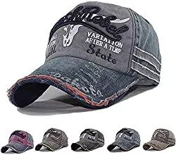 AVASAGS Hüte & Mützen AVASAGS Baseball Kappe für Männer und Frauen, Vintage Baseballmütze Basecap Baseballcap, Outdoor Freizeit Einstellbare Retro Mützen Caps Kappe
