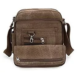 MeCooler Taschen & Rucksäcke MeCooler Schultertasche Canvas Umhängetasche Designer Marken Reisetasche Taschen für Männer Schule Retro Weekender Freitag Handtaschen Günstig Messenger Strandtasche Sporttasche Reisetaschen
