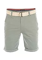 riverso Shorts riverso Herren Chino Shorts RIVHenry Gürtel Bermuda Kurze Hose 98% Baumwolle Schwarz Hellblau Dunkelblau Navy Rot Grün Orange Beige Grau w30 - w42