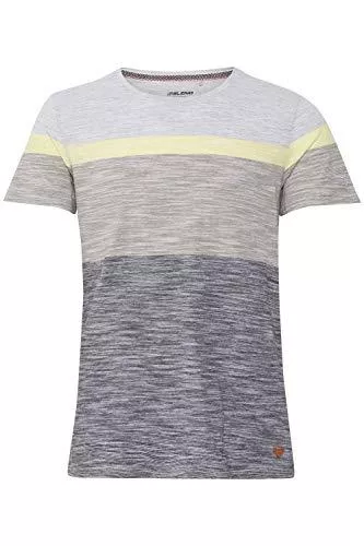 b BLEND T-Shirts Blend Jakob Herren T-Shirt Kurzarm Shirt mit Colorblockmuster und Rundhalsausschnitt aus 100% Baumwolle