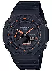 Casio Uhren Casio G-Shock Classic AnaDigi Herrenuhr Schwarz/Orange GA-2100-1A4ER