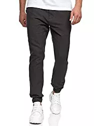 Indicode Hosen Indicode Herren Blnda Stoffhose aus 55% Leinen &amp; 45% Baumwolle mit 4 Taschen | Lange Regular Fit Hose Herrenhose Sommerhose Leinenhose Baumwollhose mit Kordel-Gürtel für Männer