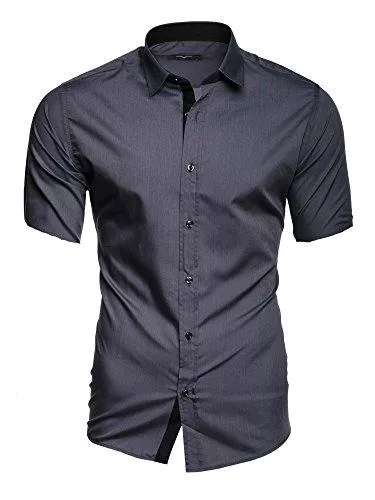 Kayhan Hemden Kayhan Florida Herren Hemden Herren-Hemd Slim-Fit Herrenhemden Kurzarm-Hemden Männer Freizeit-Hemd Business S-6XL