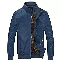 YOUTHUP Jacken YOUTHUP Herren leichte Jacke Langarm Bomberjacke Casual Sportjacke Übergangsjacke für Business Freizeit