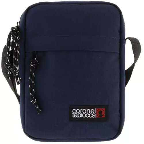 Coronel Tapiocca Taschen & Rucksäcke Coronel Tapiocca Herren Urban Shoulder Bag Herren Schultertaschen, Marineblau, 17.5 x 22 5.6 cm EU