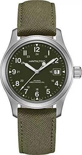 Hamilton Uhren Hamilton Armbanduhr Khaki Field Mechanical 38 mm Grün H69439363
