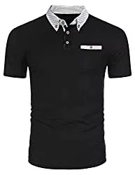 COOFANDY Poloshirts COOFANDY Herren Poloshirt Kurzarm Basic Polo Shirts Slim Fit Polohemd Sommer Golf Tshirt für Männer S-XXL
