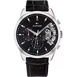 Tommy Hilfiger Uhren Tommy Hilfiger Herren Multi Zifferblatt Quarz Armbanduhr Baker mit Lederband