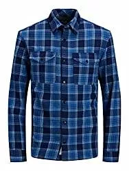 JACK &amp; JONES Hemden JACK &amp; JONES Herren Jprbluwoodland Check Overshirt L/S Sn Hemd
