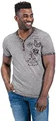 KEY LARGO T-Shirts KEY LARGO Herren Weather Button T-Shirt