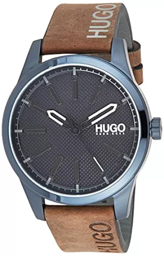HUGO Uhren HUGO Herren Analog Quartz Armbanduhr