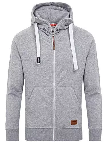 Yazubi Kapuzenpullover Yazubi Herren Sweatjacke Hoodie mit Reißverschluss Jacob