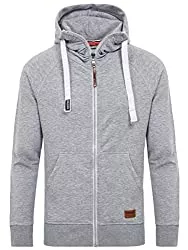 Yazubi Kapuzenpullover Yazubi Herren Sweatjacke Hoodie mit Reißverschluss Jacob