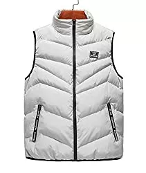 DSJJ Westen Herren Weste Bodywarmer Steppweste Funktionsweste Outdoor Freizeit Sport Style Mit Stehkragen