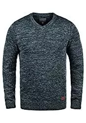 Blend Pullover & Strickmode Blend Dansel Herren Strickpullover Feinstrick Pullover mit V-Ausschnitt