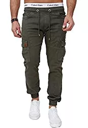 OneRedox Hosen OneRedox Herren Chino Pants Jeans Joggchino Hose Jeanshose Skinny Fit Modell H-3412