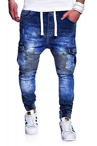 MYTRENDS Styles Jeans MT Styles Biker Jogger-Jeans Hose
