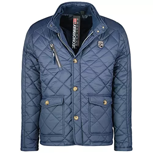 Geographical Norway Jacken Geographical Norway Cargue Men - Warme Daunenjacke mit Matelassée für Herren - Jacke mit warmem Innenfutter für Herren - Winddichte Jacke mit langen Ärmeln