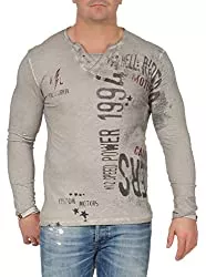 KEY LARGO Langarmshirts KEY LARGO Herren Speed Button T-Shirt