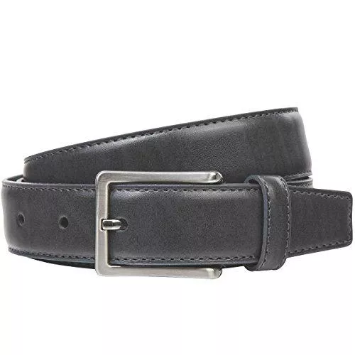 LINDENMANN Gürtel LINDENMANN Ledergürtel Herren/Gürtel Herren, Rindledergürtel XL bombiert, grau