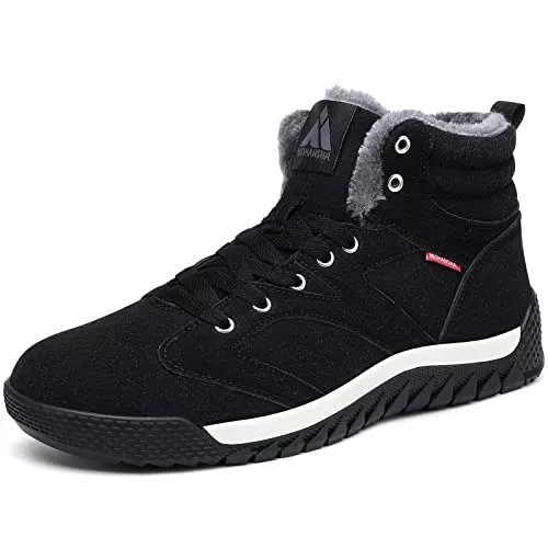 SAGUARO Stiefel SAGUARO Herren Winterschuhe Warm Gefüttert Schneestiefel Winter Outdoor Boots Winterstiefel