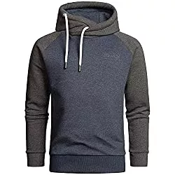 REPUBLIX Kapuzenpullover REPUBLIX Herren Basic Kapuzenpullover Sweatjacke Pullover Hoodie Sweatshirt R-0049