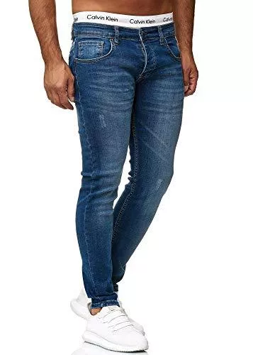 Code47 Jeans Code47 Designer Herren Jeans Hose Regular Skinny Fit Jeanshose Basic Stretch