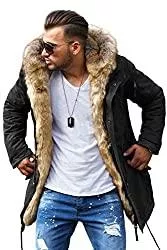 Rello &amp; Reese Jacken Rello &amp; Reese Winter Parka mit Fell-Imitat Jacke Mantel E-7250