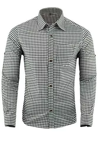 Speed4allkinds Hemden Speed4allkinds Trachtenhemd Trachten Hemd Herren Oktoberfest Wiesn in 3 Farben S bis 4XL LEBRG