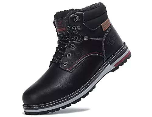 ARRIGO BELLO Stiefel ARRIGO BELLO Winterstiefel Herren Winterschuhe Gefüttert Rutschfeste Warm Stiefel Gemütlich Trekking Wanderschuhe Boots 41-46EU