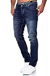MERISH Jeans MERISH Jeans Herren Slim Fit Stretch Jeanshose Designer Hose Denim 9148-2100