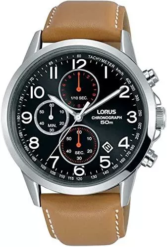 Lorus Uhren Lorus Herren. Analog Quarz Uhr mit Leder Armband