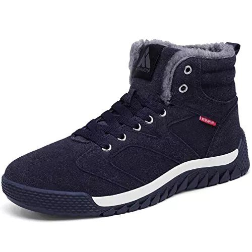 SAGUARO Stiefel SAGUARO Herren Winterschuhe Warm Gefüttert Schneestiefel Winter Outdoor Boots Winterstiefel