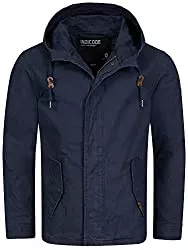 Indicode Jacken Indicode Herren Lough Jacke mit Kapuze aus Baumwolle | Herrenjacke Outdoorjacke Männer