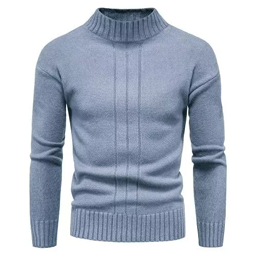 CELANDA Pullover & Strickmode CELANDA Herren Strickpullover Warme Winter Rollkragenpullover Freizeit Slim Fit Basic Sweatshirt Kuschelige Baumwolle Longsleeve Pullover Solid für Männer Sweatshirt