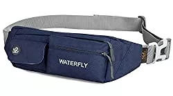 WATERFLY Taschen & Rucksäcke WATERFLY Bauchtasche Gürteltasche Damen Herren Hüfttasche Klein Laufgürtel für Sport Reisen Fitness Radfahren Wandern Joggen Laufen