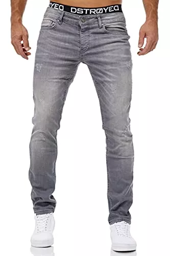 MERISH Jeans MERISH Jeans Herren Slim Fit Stretch Jeanshose Designer Hose Denim 9148-2100