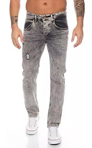 Rock Creek Jeans Rock Creek Herren Jeans Hose Denim Stretch Regular Fit Jeanshose Stonewashed W29-W44